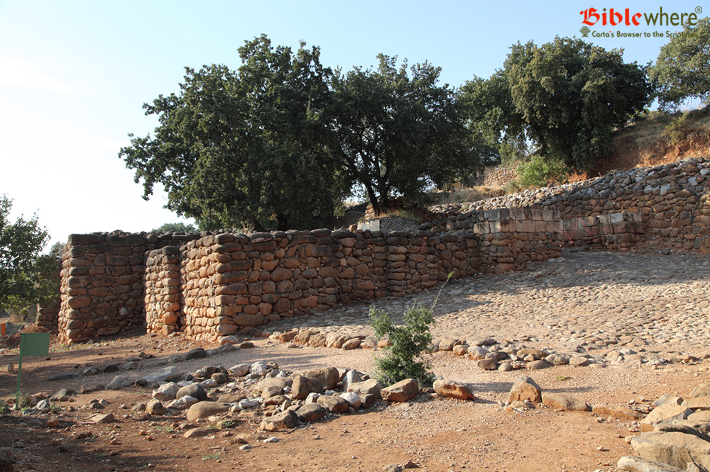 Iron Age (Israelite) Gate on the City's South Wall. (Photo: S. Magal)